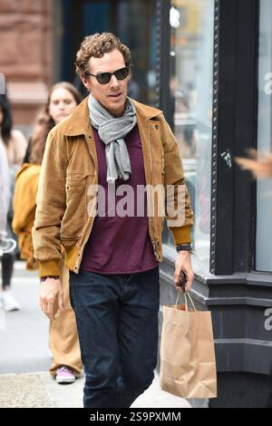 Benedict Cumberbatch fait une apparition dans Build Series le 22 octobre 2019 à New York. BANG MEDIA INTERNATIONAL FAMOUS PICTURES 28 HOLMES ROAD LONDON NW5 3AB ROYAUME-UNI TEL +44 (0) 02 7485 1005 EMAIL : PICTURES@FAMOUS.UK.COM Banque D'Images