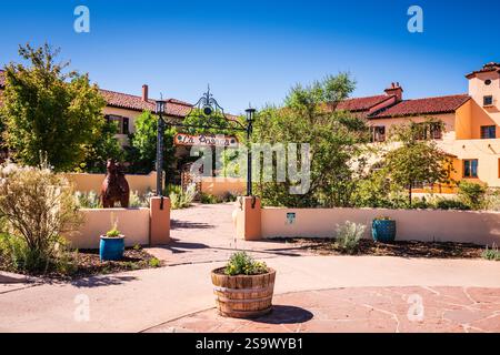 Winslow, AZ États-Unis - 4 juin 2018 : L'hôtel historique la Posada a été conçu par Mary Jane Colter en 1929. Banque D'Images