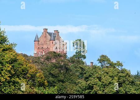 Domaine écossais Ayton Castle House Country Manor Manoir, Écosse, Royaume-Uni Banque D'Images