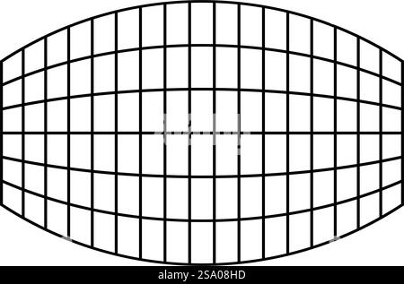 Rectangle dans la grille de projection icône en damier couleur noire illustration vectorielle image plat style simple. Rectangle dans la grille de projection icône en damier couleur noire illustration vectorielle image style plat Illustration de Vecteur