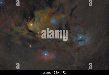 Complexe nuageux Antares et Rho Ophiuchi Banque D'Images