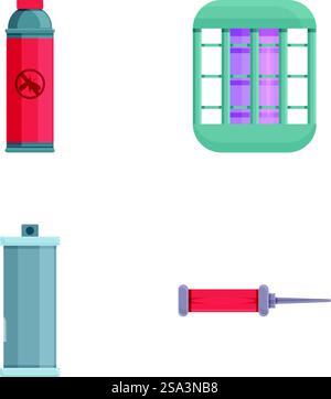 Collection d'icônes vectorielles représentant des éléments urbains, y compris une bouche d'incendie et une fenêtre. Ensemble d'éléments urbains illustration d'icône Illustration de Vecteur