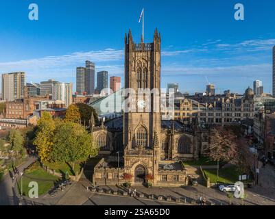 La Cathédrale de Manchester Banque D'Images