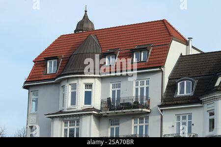 Altbauwohnungen an der Eppendorfer Landstraße. Eppendorf Hambourg *** anciens appartements sur Eppendorfer Landstrasse Eppendorf Hambourg Banque D'Images