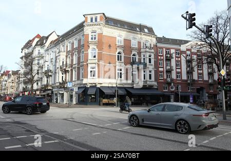 Altbauwohnungen an der Eppendorfer Landstraße. Eppendorf Hambourg *** anciens appartements sur Eppendorfer Landstrasse Eppendorf Hambourg Banque D'Images