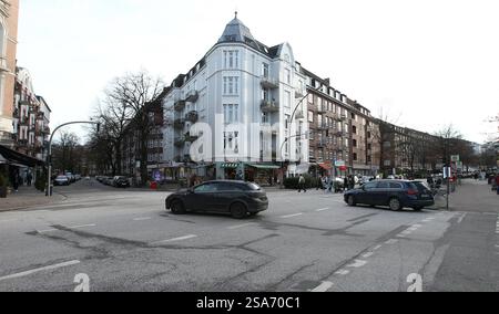 Altbauwohnungen an der Eppendorfer Landstraße. Eppendorf Hambourg *** anciens appartements sur Eppendorfer Landstrasse Eppendorf Hambourg Banque D'Images