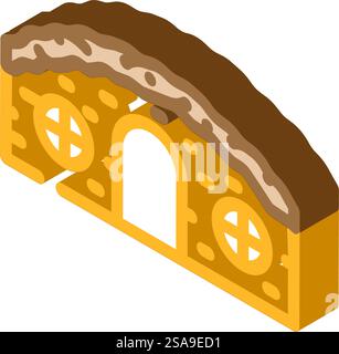 vecteur d'icône isométrique pour animal familier de maison de hamster. enseigne pour animaux domestiques de hamster. illustration de symbole isolé. illustration vectorielle d'icône isométrique pour animal de compagnie de hamster Illustration de Vecteur