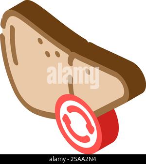 vecteur d'icône isométrique pour la chirurgie de transplantation hépatique. signe de la chirurgie de transplantation hépatique. illustration de symbole isolé. illustration vectorielle d'icône isométrique de chirurgie de greffe de foie Illustration de Vecteur