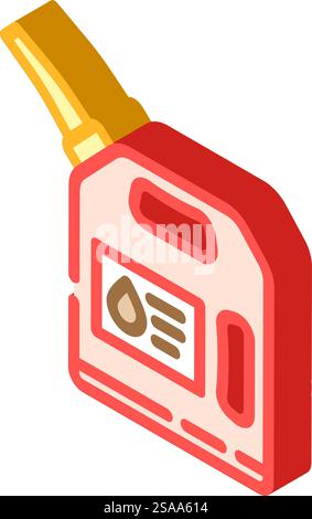 vecteur d'icône isométrique de l'industrie de l'essence. panneau de l'industrie de l'essence. illustration de symbole isolé. illustration vectorielle d'icône isométrique de l'industrie du pétrole à essence Illustration de Vecteur