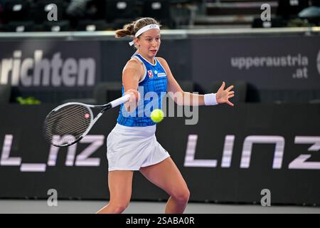 Linz, Autriche. 29 janvier 2025. LINZ, AUTRICHE -JANVIER 29 : Sinja Kraus d'Autriche pendant le WTA 500 Upper Austria Ladies Linz au Design Center le 29 janvier 2025 à Linz, Autriche.250129 SEPA 20 009 - 20250129 PD5375 crédit : APA-PictureDesk/Alamy Live News Banque D'Images