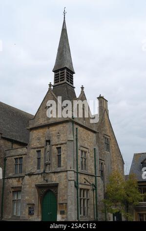 Hôtel de ville Spire Stow sur le Wold Gloucestershire Angleterre OK Banque D'Images