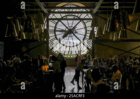 Restaurant musée d'Orsay, Paris, France Banque D'Images
