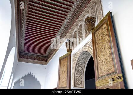 Palais Bahia, Marrakech, Maroc Banque D'Images