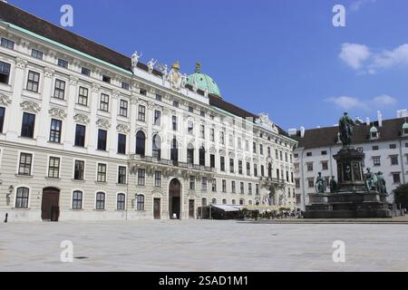 Palais impérial de la Hofburg à Vienne Banque D'Images