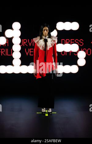 Paris, Frankreich. 29 janvier 2025. Piste VALENTINO haute Couture printemps-été 2025 lors de la semaine de la mode haute Couture à Paris le 2025 janvier - Paris, France 29/01/2025 crédit : dpa/Alamy Live News Banque D'Images