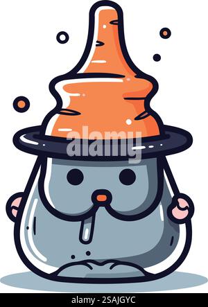 Illustration vectorielle de personnage de pingouin bébé mignon. Mignon personnage de bébé pingouin. Illustration de Vecteur