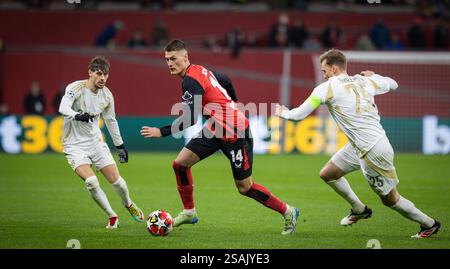 Leverkusen, Allemagne. 29 janvier 2025. Patrik Schick (LEV) Bayer Leverkusen - Sparta Prag 29.01.2025 crédit : Moritz Muller/Alamy Live News Banque D'Images
