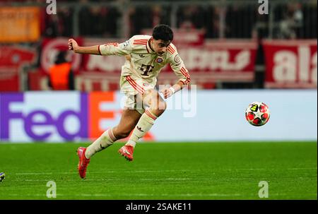 Allianz Arena, Munich, Allemagne. 29 janvier 2025. Bayern Munich vs Slovan Bratislava, Allianz Arena, Munich, Allemagne. Ulrik Pedersen/CSM/Alamy Live News Banque D'Images