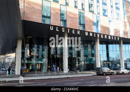 ulster university belfast campus york street belfast, irlande du nord, royaume-uni Banque D'Images