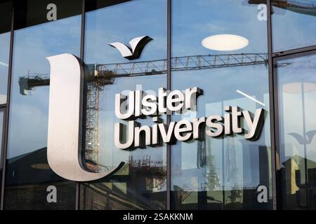 ulster university belfast campus york street belfast, irlande du nord, royaume-uni Banque D'Images