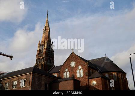 arrière de st patricks church donegall street belfast, irlande du nord, royaume-uni Banque D'Images