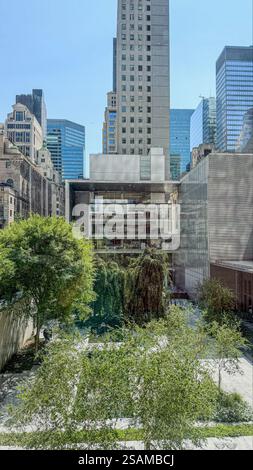 MoMA bâtiments New York Banque D'Images