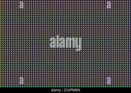 Motif transparent avec diodes rgb rondes comme mur vidéo Illustration de Vecteur