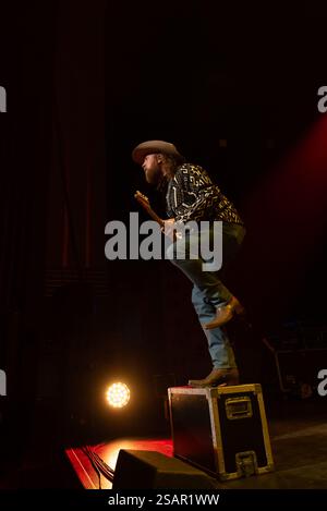 Londres, Royaume-Uni. 30 janvier 2025. Le duo country controversé Brothers Osborne prend place au Hammersmith Apollo. Cristina Massei/Alamy Live News Banque D'Images