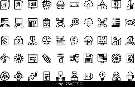 Collection d'icônes vectorielles de haute qualité avec contour modifiable. Idéal pour les projets professionnels et créatifs. Illustration de Vecteur