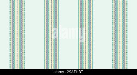 Tissu de lignes de texture de coton, textile à rayures de marguerite sans couture. Vecteur de motif de fond délicat vertical en couleur blanche et sarcelle. Illustration de Vecteur