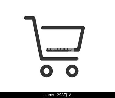 Icône panier vector Illustration de Vecteur