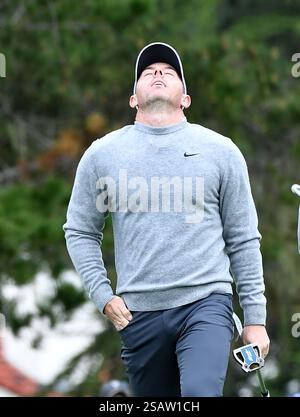 Pebble Beach, CA, États-Unis. 30 janvier 2025. Rory McIlroy lors de la première manche de l'AT&T Pebble Beach Pro-Am 2025 au parcours de golf Spyglass Hill le 30 janvier 2025 à Pebble Beach, Californie. Casey Flanigan/imageSPACE (crédit image : © Flanigan/ImageSpace via ZUMA Press) USAGE ÉDITORIAL SEULEMENT! Non destiné à UN USAGE commercial ! Banque D'Images