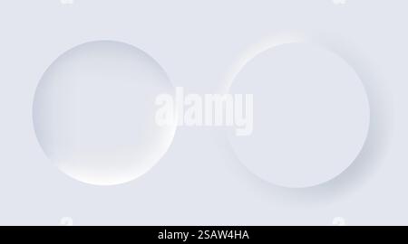 Ensemble d'éléments de conception d'interface utilisateur Neumorphic. Vecteur interface tendance simple pour application ou web.. Ensemble d'éléments de conception d'interface utilisateur Neumorphic. Vecteur interface tendance simple pour application ou web Illustration de Vecteur