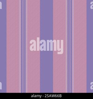Fond de lignes sans couture de chaîne, rayure de tissu de texture de magasin. Long motif vertical vectoriel textile dans les couleurs indigo et rouge. Illustration de Vecteur