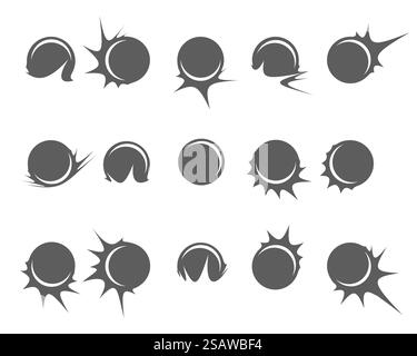 Ballons de pied et volants avec logo de silhouette motion Trails pour le sport. Illustration vectorielle.. Ballons de pied et volants avec logo de silhouette motion Trails pour le sport Illustration de Vecteur