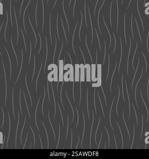 Motif sans couture de fond abstrait de texture de fourrure grise. Illustration vectorielle.. Motif sans couture de fond abstrait de texture de fourrure grise Illustration de Vecteur