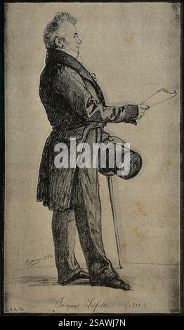 Jacques Laffitte (1767-1844) Banquier français, membre libéral de la Chambre des députés lors de la restauration des Bourbons et de la monarchie de juillet, et premier ministe Banque D'Images