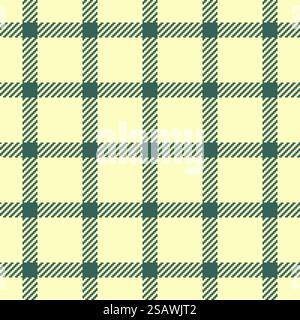 Texture de plaid de tartan de fil, vérification sans couture de textile de client. Tissu de fond de vecteur de modèle de production dans la couleur claire et sarcelle. Illustration de Vecteur