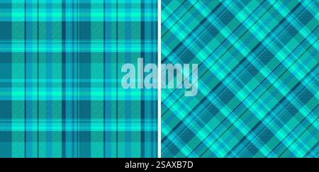 Texture de tissu textile de motif vectoriel plaid avec un fond de tartan sans couture. Set dans des couleurs froides. Idées de conception de meubles.. Texture de tissu textile de motif vectoriel plaid avec un fond de tartan sans couture. Set dans des couleurs froides. Idées de conception de meubles. Illustration de Vecteur