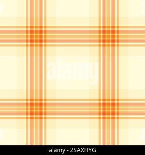 Vecteur de contrôle de motif de toile de fond, tissu sans couture de texture conceptuelle. Présentation tartan de fond à carreaux textile dans la palette de couleurs ambre et orange. Illustration de Vecteur