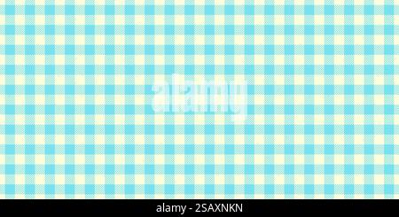 Motif de peinture texture plaid, tissu vectoriel de gentleman check. Performance fond textile tartan sans couture dans la palette de couleurs jaune clair et cyan.. Motif de peinture texture plaid, tissu vectoriel de gentleman check. Fond textile de performance tartan sans couture dans les couleurs jaune clair et cyan. Illustration de Vecteur