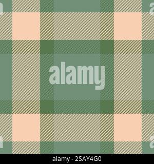 Vecteur de fond sans couture de tissu tartan plaid avec un motif de texture textile à carreaux dans des couleurs pastel et claires. Illustration de Vecteur