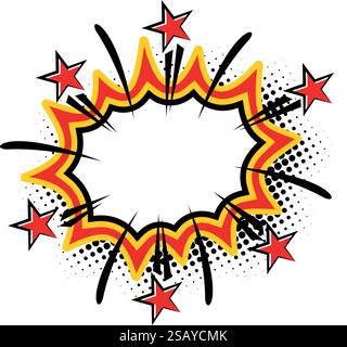 Icône de modèle d'explosion de vente pour votre texte. Copier l'espace, méga vente, icône de réduction, signe d'affaires. Vecteur sur fond transparent Illustration de Vecteur