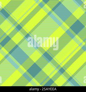 Vecteur de fond de plaid de couverture, vérification de tartan de texture de grille. Tissu Festival motif textile sans couture dans la palette de couleurs citron vert et sarcelle.. Vecteur de fond de plaid de couverture, vérification de tartan de texture de grille. Tissu Festival motif textile sans couture dans les couleurs citron vert et sarcelle. Illustration de Vecteur