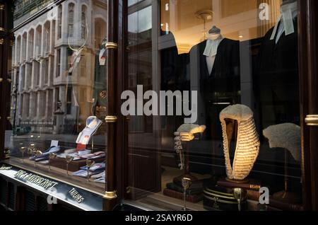 Ede et Ravenscroft, vêtements tailleurs robe et décideurs de la profession juridique, Chancery Lane, London, England, UK Banque D'Images