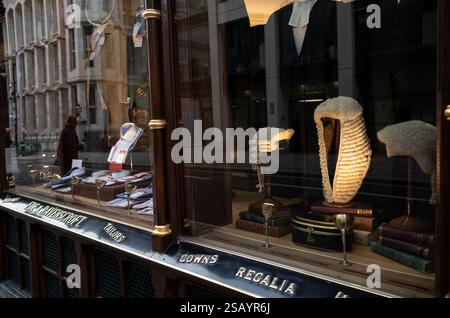 Ede et Ravenscroft, vêtements tailleurs robe et décideurs de la profession juridique, Chancery Lane, London, England, UK Banque D'Images