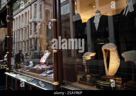Ede et Ravenscroft, vêtements tailleurs robe et décideurs de la profession juridique, Chancery Lane, London, England, UK Banque D'Images