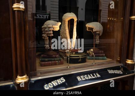 Ede et Ravenscroft, vêtements tailleurs robe et décideurs de la profession juridique, Chancery Lane, London, England, UK Banque D'Images