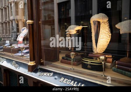Ede et Ravenscroft, vêtements tailleurs robe et décideurs de la profession juridique, Chancery Lane, London, England, UK Banque D'Images