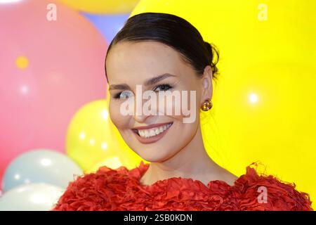 Jana Riva BEI der Marina Hoermanseder Modenschau AM 31.01.2025 im Rahmen der Fashion week 2025 à Berlin Banque D'Images